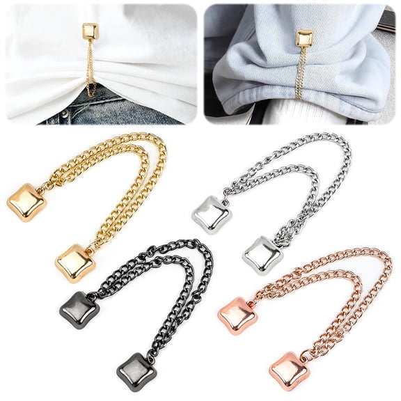 2ooya 4 Pack Magnetic Clothing Clips. Square,Mix Color