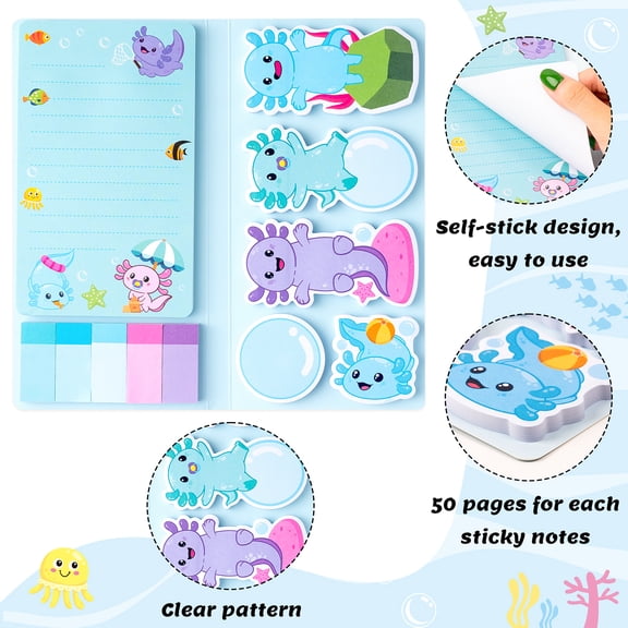 Haooryx Sticky Note Pad Set for Students Teachers