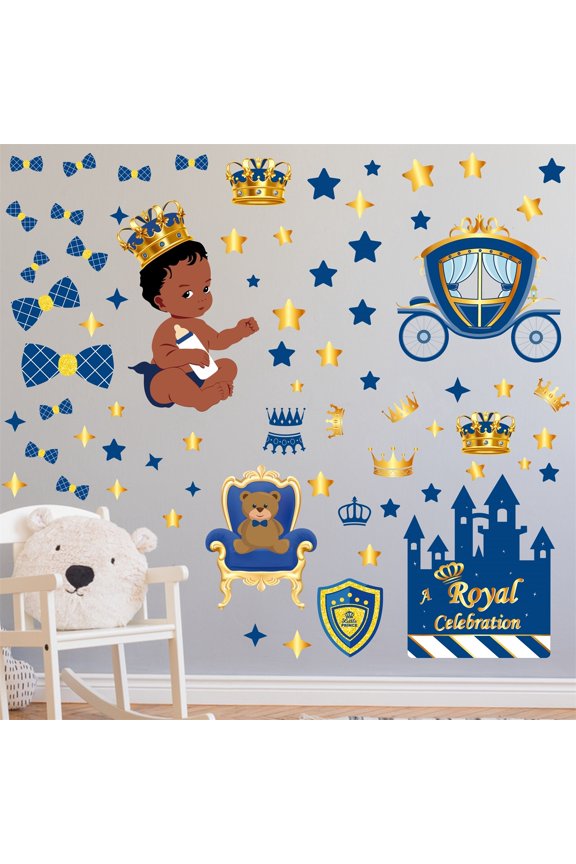 Prince of Darkness Wall Stickers for Parties Favours Decor, 4 Styles PVC Stickers for Wall Art Decoration Supplies