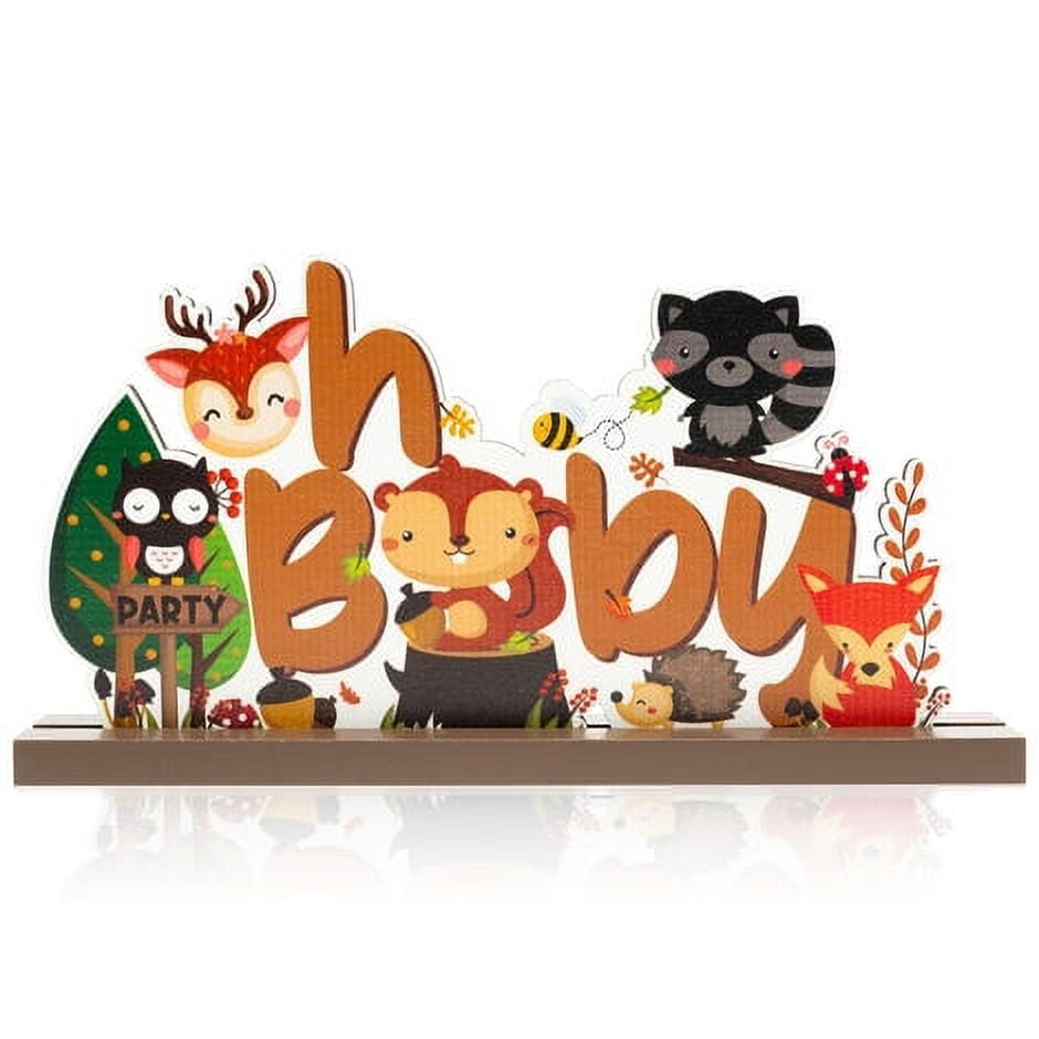 Haooryx Woodland Animals Centerpiece Decoration
