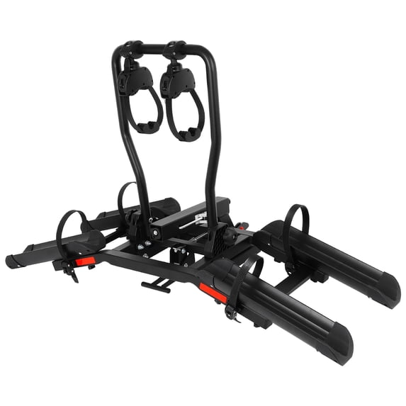 Hitch Car Rack Haosegd Hitch Mount Bike Car Rack with Ramp: Foldable Mount 2 E-Bikes ...