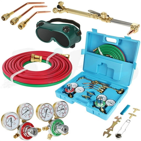 Haosegd Portable Oxygen Acetylene Gas Cutting Torch and Welding Kit