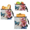 thumbnail image 1 of Haosy 3 Pack Reusable Ziploc Bags BPA Free Healthy Food Storage Bag Leakproof Sandwich Snack Freezer Bags Flower Butterfly Marble, 1 of 7