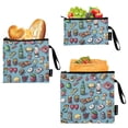 thumbnail image 1 of Haosy 3 Pack Reusable Ziploc Bags BPA Free Healthy Food Storage Bag Leakproof Sandwich Snack Freezer Bags Fruits Drinks Food, 1 of 7