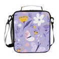 thumbnail image 1 of Haosy Abstract Flowers and Butterflies Reusable Lunch Box Men/Women Insulated Lunch Bag for School Picnic Travel, 1 of 6