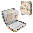 thumbnail image 1 of Haosy Accordion File Organizer Zipper Binder 500 Sheet 6-Tab Expanding File Folder Multi-Pocket 1.2 Inch 3 Ring Butterfly with Flower, 1 of 7
