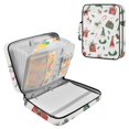 thumbnail image 1 of Haosy Accordion File Organizer Zipper Binder 500 Sheet 6-Tab Expanding File Folder Multi-Pocket 1.2 Inch 3 Ring Christmas Gnomes and Presents, 1 of 7