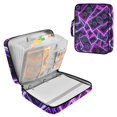 thumbnail image 1 of Haosy Accordion File Organizer Zipper Binder 500 Sheet 6-Tab Expanding File Folder Multi-Pocket 1.2 Inch 3 Ring Neon Dollar Bills, 1 of 7