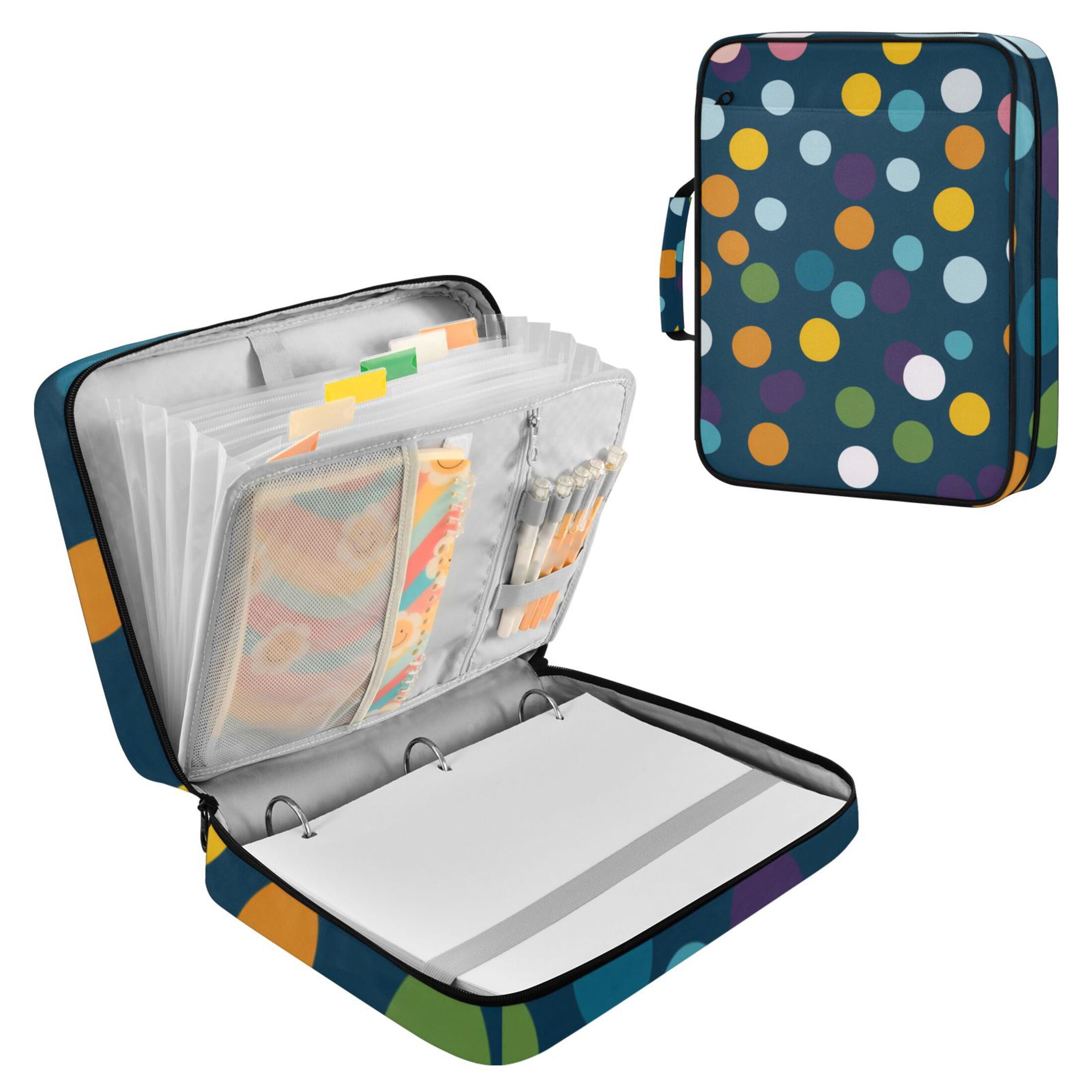 Haosy Accordion File Organizer Zipper Binder 500 Sheet 6-Tab