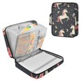 thumbnail image 1 of Haosy Accordion File Organizer Zipper Binder 500 Sheet 6-Tab Expanding File Folder Multi-Pocket 1.2 Inch 3 Ring Unicorn Moon Star, 1 of 7
