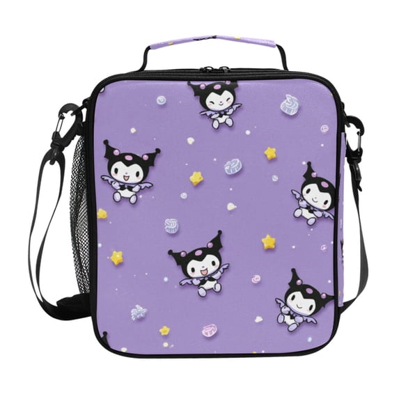 Haosy Adorable Demon with Star Reusable Lunch Box Men/Women Insulated Lunch Bag for School Picnic Travel