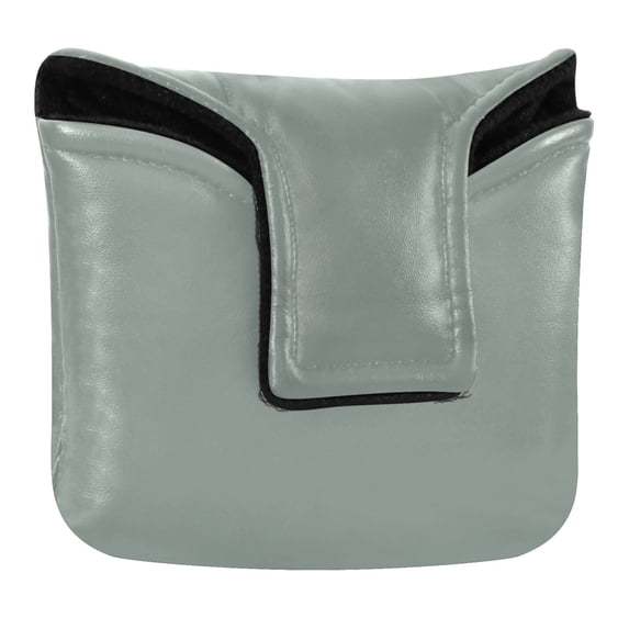 Haosy Antique Green Golf Mallet Putter Cover Strong Magnetic Leather Golf Club Headcover Closure