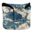 thumbnail image 1 of Haosy Auspicious Cloud Porcelain Golf Mallet Putter Cover Strong Magnetic Leather Golf Club Headcover Closure, 1 of 7