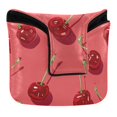 thumbnail image 1 of Haosy Beautiful Cherry Golf Mallet Putter Cover Strong Magnetic Leather Golf Club Headcover Closure, 1 of 7
