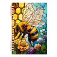 thumbnail image 1 of Haosy Bees Collecting Nectar Notebooks 1-subject Journal 60 Sheets A5 College Ruled Paper Detachable Ring 8.3"x5.7", 1 of 7