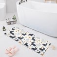 thumbnail image 1 of Haosy Black White Rabbits and Stars Bathroom Rugs Non Slip Absorbent Soft Plush Quick Dry Bath Mat, 39"x20", 1 of 8