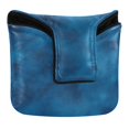 thumbnail image 1 of Haosy Blue Dreamy Fluffy Clouds Golf Mallet Putter Cover Strong Magnetic Leather Golf Club Headcover Closure, 1 of 7