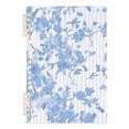 thumbnail image 1 of Haosy Blue White Stripes and Blue Flowers Notebooks 1-subject Journal 60 Sheets A5 College Ruled Paper Detachable Ring 8.3"x5.7", 1 of 8