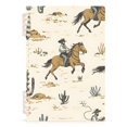 thumbnail image 1 of Haosy Cactus Cowboy Horse Notebooks 1-subject Journal 60 Sheets A5 College Ruled Paper Detachable Ring 8.3"x5.7", 1 of 8