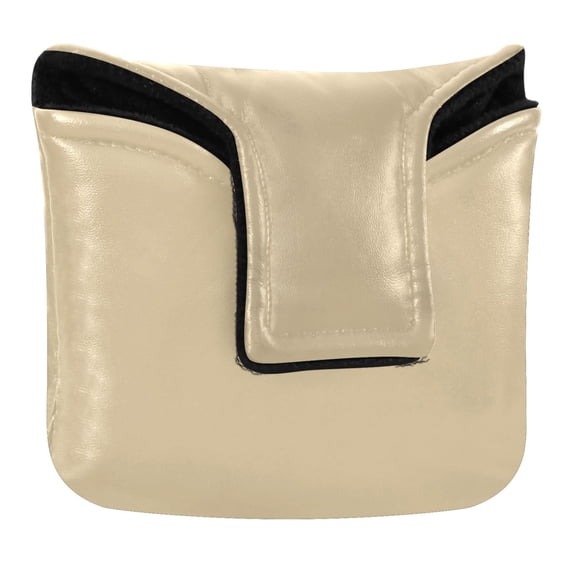 Haosy Camel Golf Mallet Putter Cover Strong Magnetic Leather Golf Club Headcover Closure
