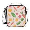 thumbnail image 1 of Haosy Carrot Beet Onion Reusable Lunch Box Men/Women Insulated Lunch Bag for School Picnic Travel, 1 of 6