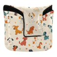 thumbnail image 1 of Haosy Cartoon Colorful Dogs Golf Mallet Putter Cover Strong Magnetic Leather Golf Club Headcover Closure, 1 of 7