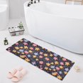 thumbnail image 1 of Haosy Cartoon Flowers and Dots Bathroom Rugs Non Slip Absorbent Soft Plush Quick Dry Bath Mat, 39"x20", 1 of 8