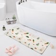thumbnail image 1 of Haosy Cartoon Rabbits Carrots Mushroom Bathroom Rugs Non Slip Absorbent Soft Plush Quick Dry Bath Mat, 39"x20", 1 of 8