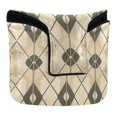 thumbnail image 1 of Haosy Coffee Block Golf Mallet Putter Cover Strong Magnetic Leather Golf Club Headcover Closure, 1 of 7