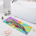 thumbnail image 1 of Haosy Colorful Turtle Bathroom Rugs Non Slip Absorbent Soft Plush Quick Dry Bath Mat, 39"x20", 1 of 8