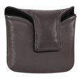 thumbnail image 1 of Haosy Dark Coffee Golf Mallet Putter Cover Strong Magnetic Leather Golf Club Headcover Closure, 1 of 7