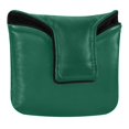 thumbnail image 1 of Haosy Dark Green Golf Mallet Putter Cover Strong Magnetic Leather Golf Club Headcover Closure, 1 of 7