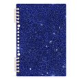 thumbnail image 1 of Haosy Deep Blue Sparkling and Shining Notebooks 1-subject Journal 60 Sheets A5 College Ruled Paper Detachable Ring 8.3"x5.7", 1 of 8