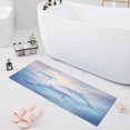 thumbnail image 1 of Haosy Dolphin in Glowy Sea Bathroom Rugs Non Slip Absorbent Soft Plush Quick Dry Bath Mat, 39"x20", 1 of 8