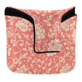 thumbnail image 1 of Haosy Elegant Coral Flower Plant Golf Mallet Putter Cover Strong Magnetic Leather Golf Club Headcover Closure, 1 of 7
