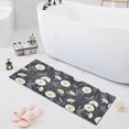 thumbnail image 1 of Haosy Elegant Cream Dandilion Bathroom Rugs Non Slip Absorbent Soft Plush Quick Dry Bath Mat, 39"x20", 1 of 8