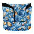 thumbnail image 1 of Haosy Fantastic Shells on Sea Golf Mallet Putter Cover Strong Magnetic Leather Golf Club Headcover Closure, 1 of 7