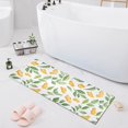 thumbnail image 1 of Haosy Ginger and Leaves Bathroom Rugs Non Slip Absorbent Soft Plush Quick Dry Bath Mat, 39"x20", 1 of 8