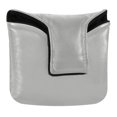thumbnail image 1 of Haosy Gray Golf Mallet Putter Cover Strong Magnetic Leather Golf Club Headcover Closure, 1 of 7