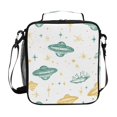 thumbnail image 1 of Haosy Green Yellow Ufo Reusable Lunch Box Men/Women Insulated Lunch Bag for School Picnic Travel, 1 of 6
