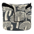 thumbnail image 1 of Haosy Hand-drawn Mushrooms Golf Mallet Putter Cover Strong Magnetic Leather Golf Club Headcover Closure, 1 of 7
