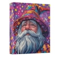 thumbnail image 1 of Haosy Hardcover 3 Ring Binder 1.5 Inch Ring Decorative Binder Organizer for Home School Office, Cute Gnome and Star, 1 of 10
