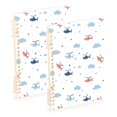 thumbnail image 1 of Haosy Helicopter and Cloud Notebooks 2 Pcs 1-subject Journal 60 Sheets A5 College Ruled Paper Detachable Ring 8.3"x5.7", 1 of 8