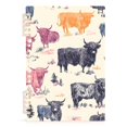 thumbnail image 1 of Haosy Highland Cattle on Grass Notebooks 1-subject Journal 60 Sheets A5 College Ruled Paper Detachable Ring 8.3"x5.7", 1 of 8