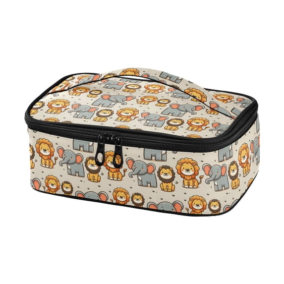 Printable Box Cartoon Haosy Insulated Lunch Box Reusable Small Cooler Lunch Bag Tote for Work ...