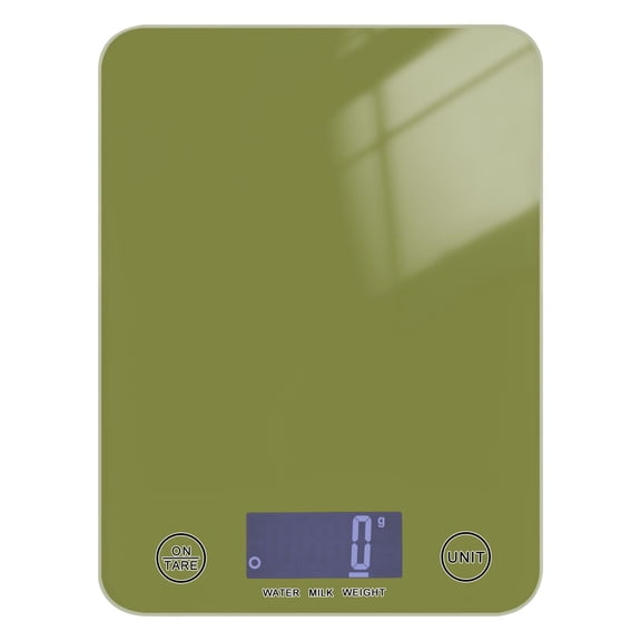 Haosy Kitchen Scale 11lb/5kg 0.1g Precision Digital Food Scale weight Grams Ounces and Pounds, Chartreuse