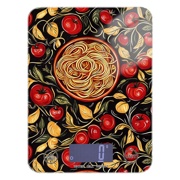 Haosy Kitchen Scale 11lb/5kg 0.1g Precision Digital Food Scale weight Grams Ounces and Pounds, Noodles and Tomatoes