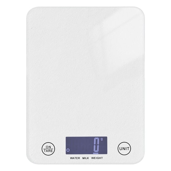 Haosy Kitchen Scale 11lb/5kg 0.1g Precision Digital Food Scale weight Grams Ounces and Pounds, White Paper Texture