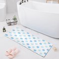 thumbnail image 1 of Haosy Light Blue Polka Dots Bathroom Rugs Non Slip Absorbent Soft Plush Quick Dry Bath Mat, 39"x20", 1 of 8