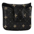 thumbnail image 1 of Haosy Luxury Gold Stars Dot Golf Mallet Putter Cover Strong Magnetic Leather Golf Club Headcover Closure, 1 of 7
